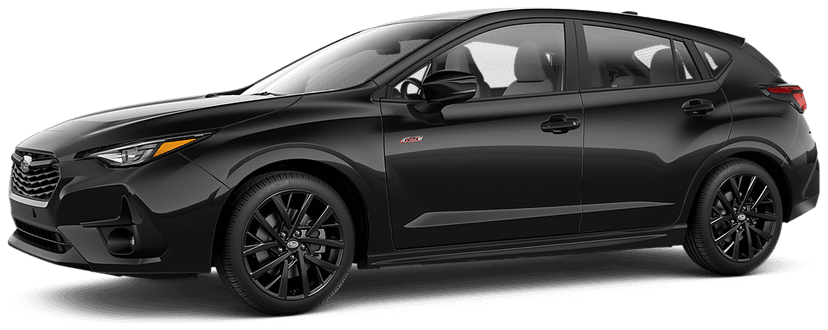 View Subaru Impreza 2025 - Crystal Black Silica angle 2